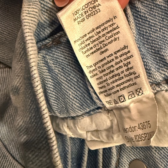 PacSun Paperbag Waist Denim Mom Shorts Jean Shorts - M - Picture 3 of 4